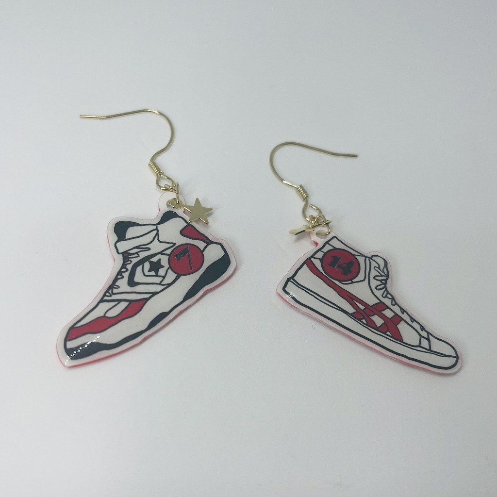 (SD)バッシュモチーフピアス(イヤリング)