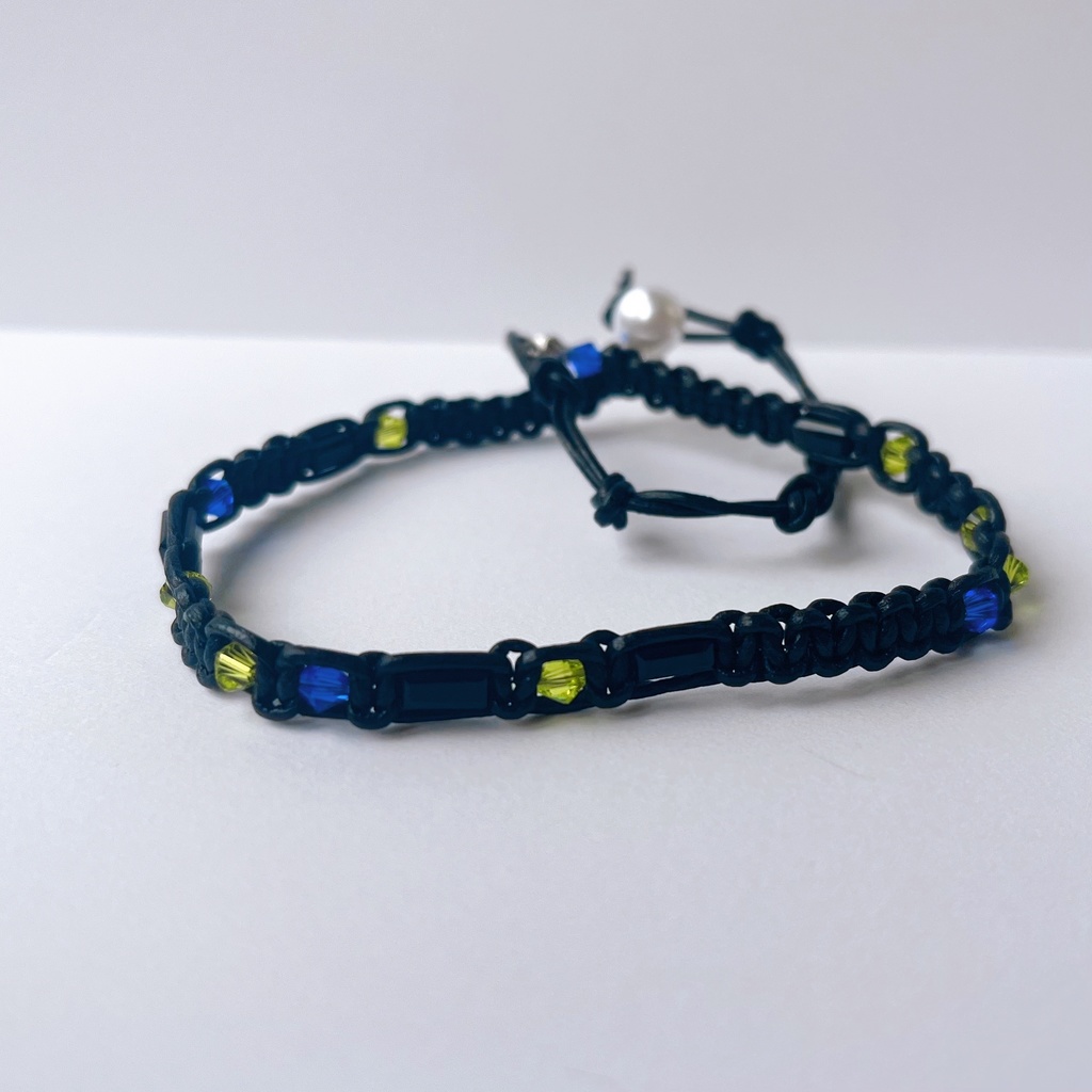 🌈🕒MECHATU-A イメージ お名前モールス信号ブレスレット