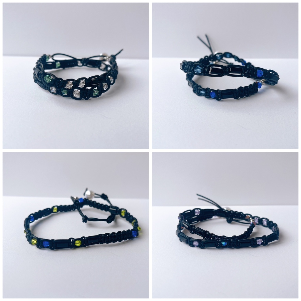 🌈🕒MECHATU-A イメージ お名前モールス信号ブレスレット