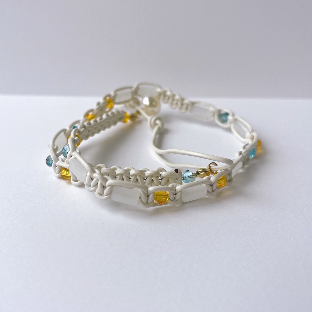 🌈🕒MECHATU-A イメージ お名前モールス信号ブレスレット