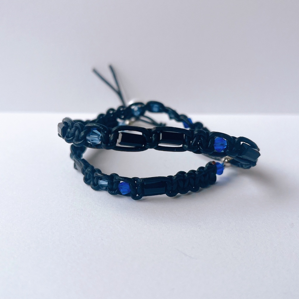 🌈🕒MECHATU-A イメージ お名前モールス信号ブレスレット