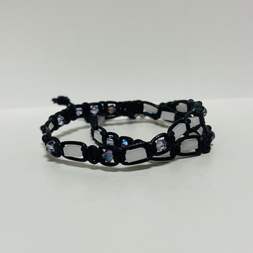 🌈🕒MECHATU-A イメージ お名前モールス信号ブレスレット