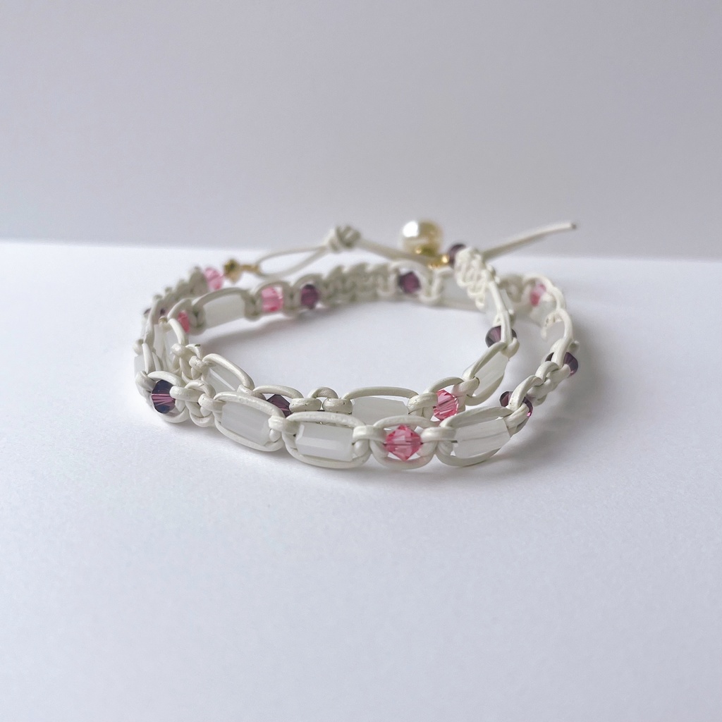 🌈🕒MECHATU-A イメージ お名前モールス信号ブレスレット