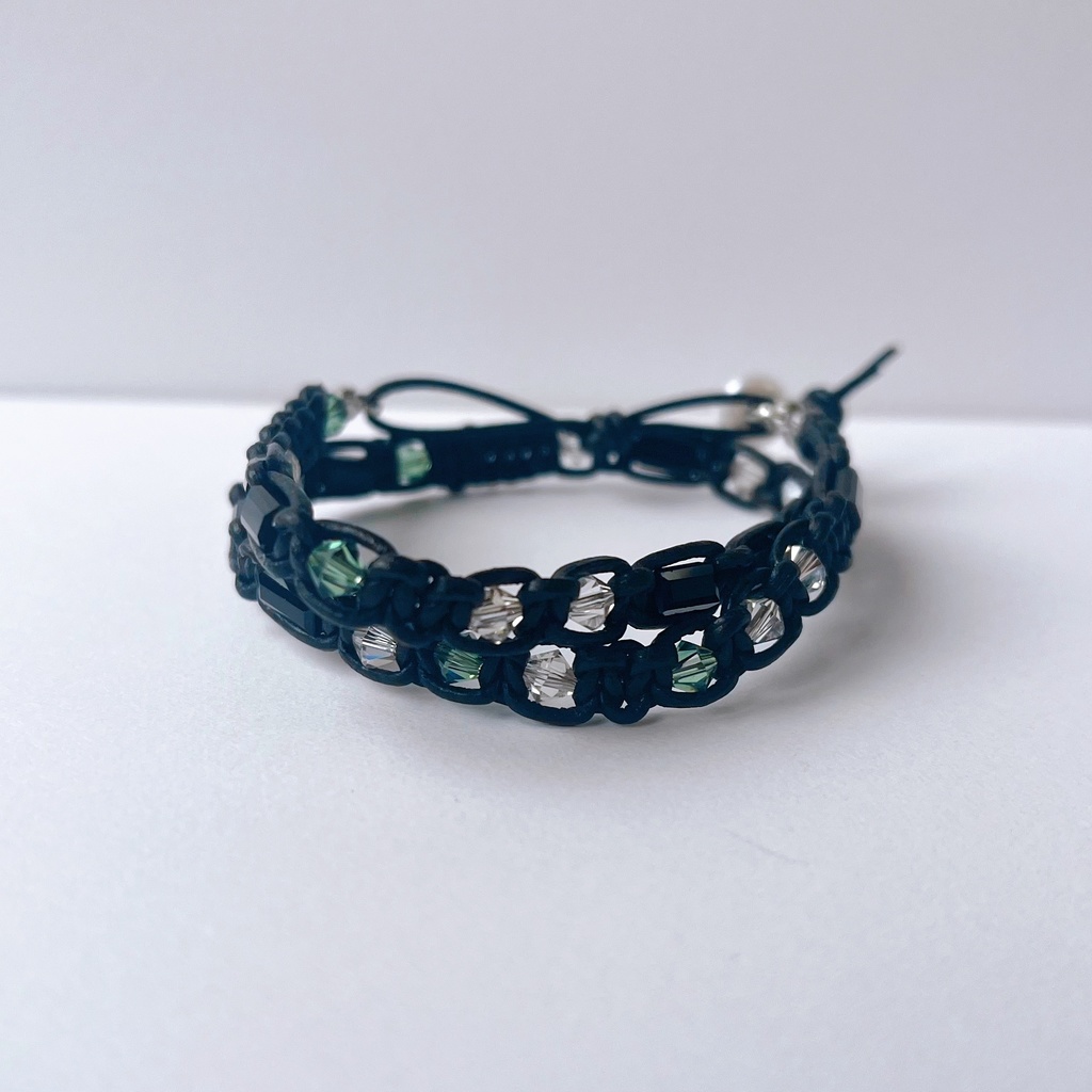 🌈🕒MECHATU-A イメージ お名前モールス信号ブレスレット