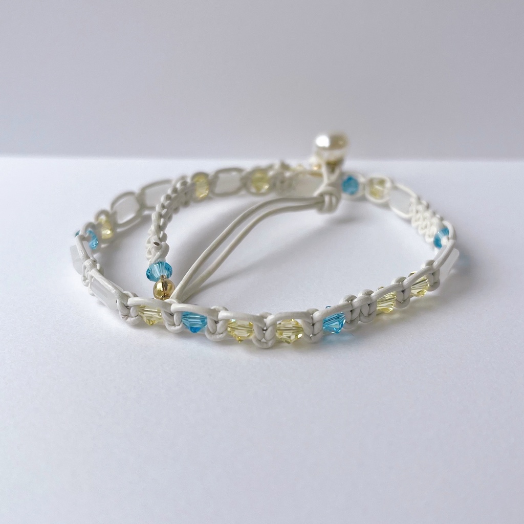 🌈🕒MECHATU-A イメージ お名前モールス信号ブレスレット