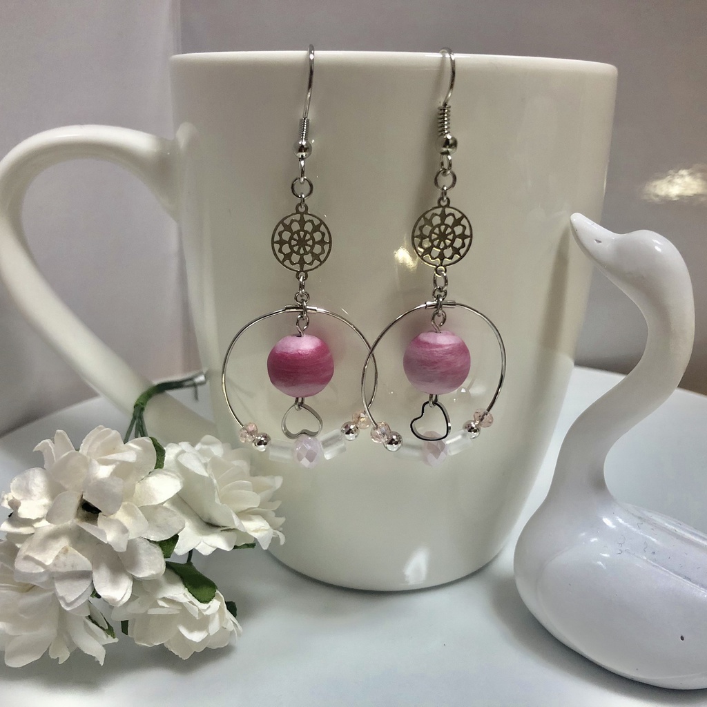 A3! 各組モチーフ コットンパールの揺れピアス(イヤリング)