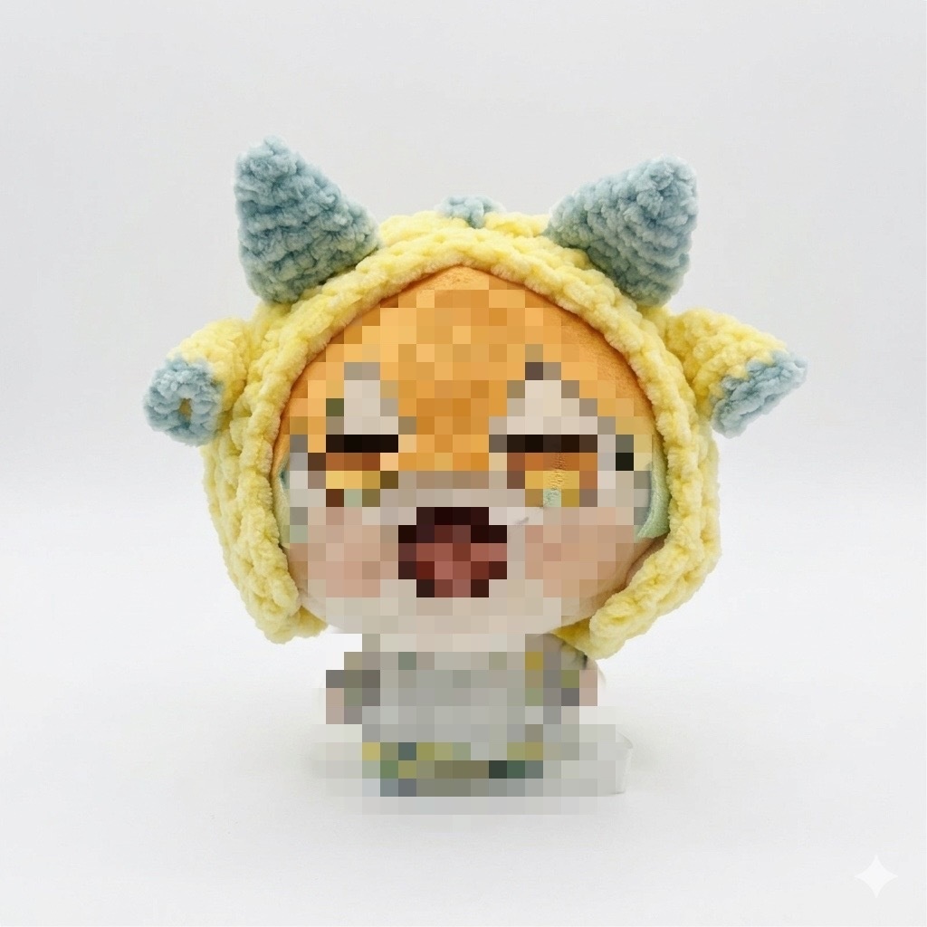 🌈🕒にじまるサイズのキリンちゃん風かぶりもの