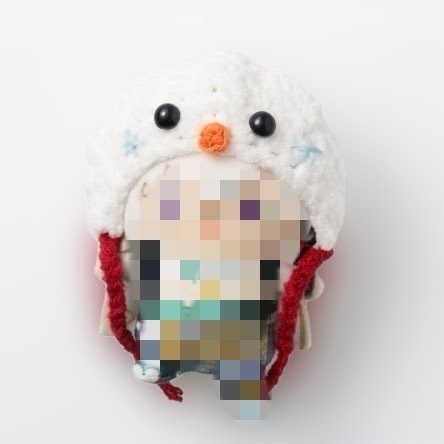 🌈🕒にじぱぺサイズの雪だるまかぶりもの