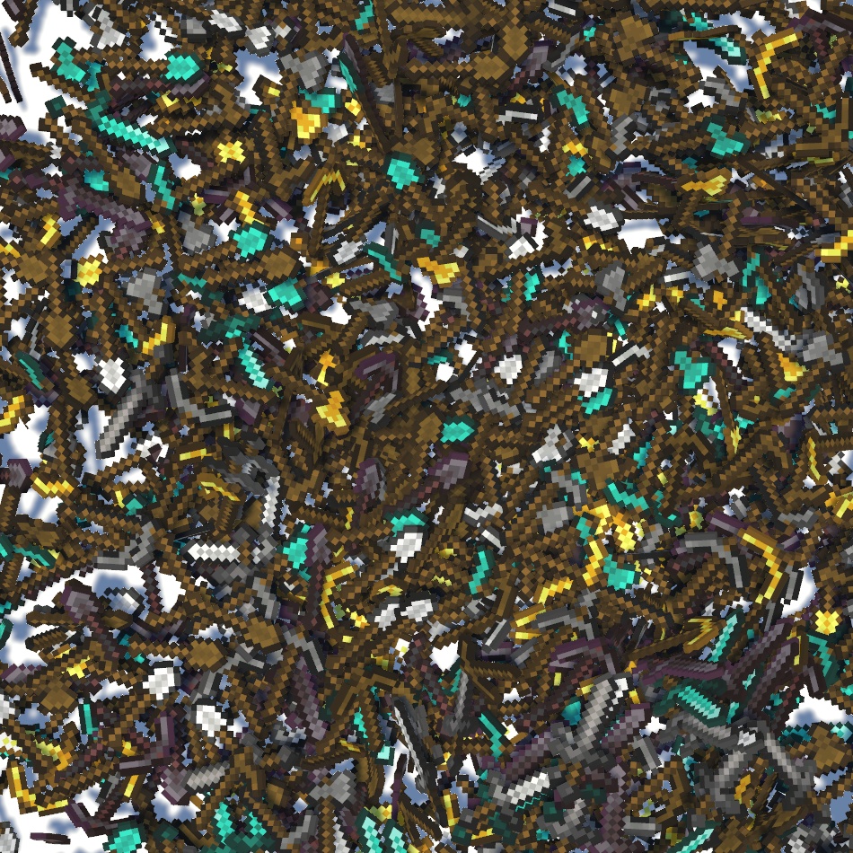 【3Dモデル】 Minecraft Tools And Weapons