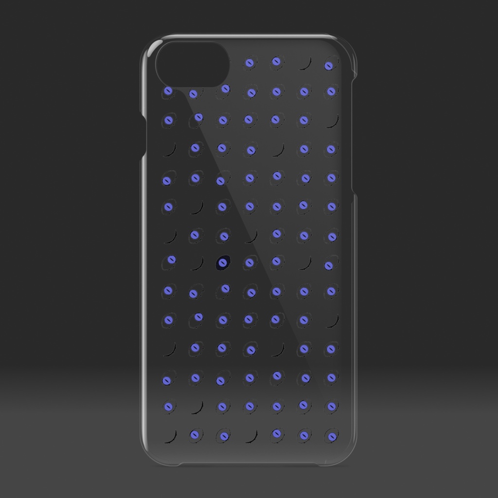 優しい神の目いっぱいiphonケース-クリア