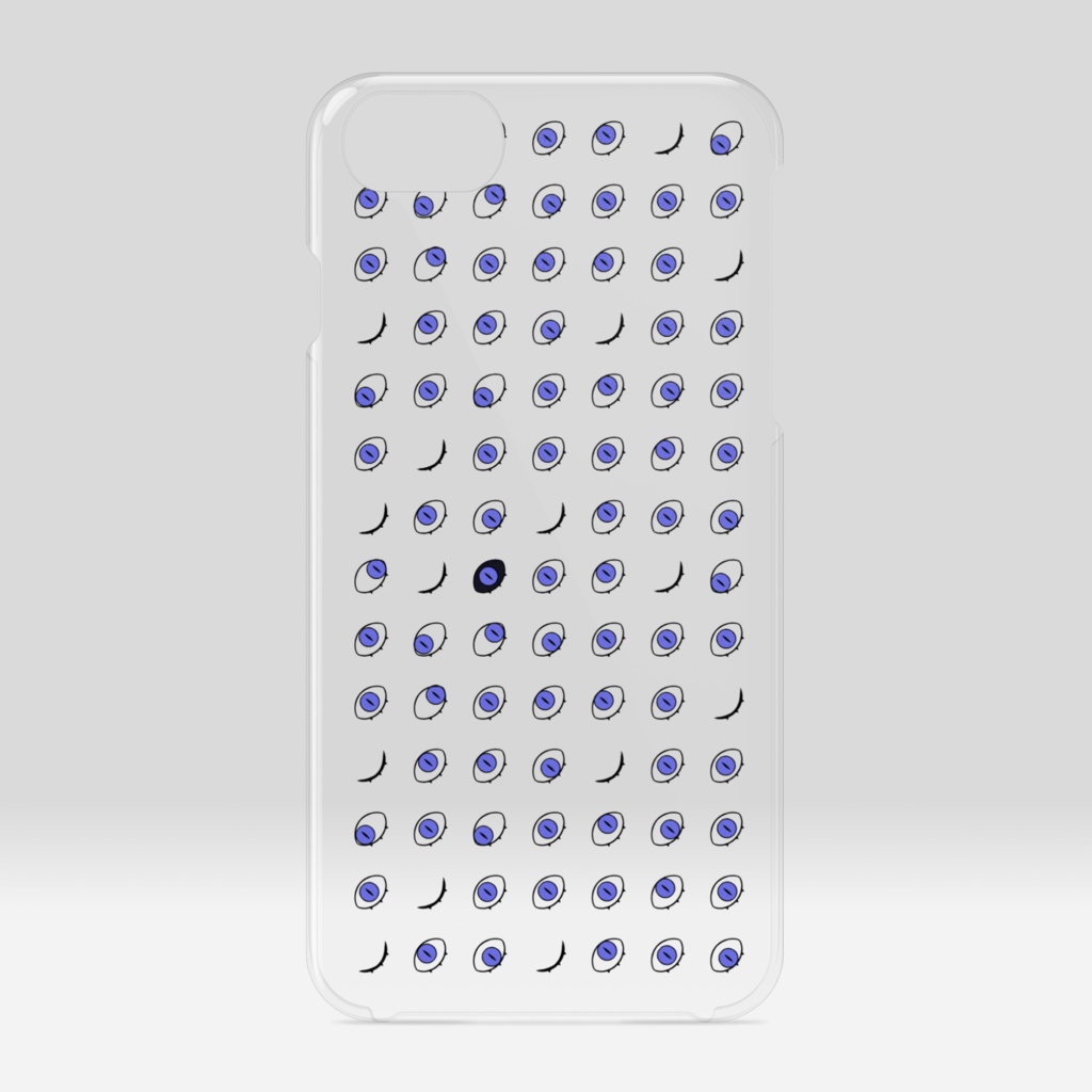 優しい神の目いっぱいiphonケース-クリア