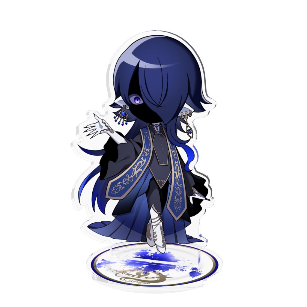 海月夜澪アクリルフィギュア(通常・黒顔Ver)