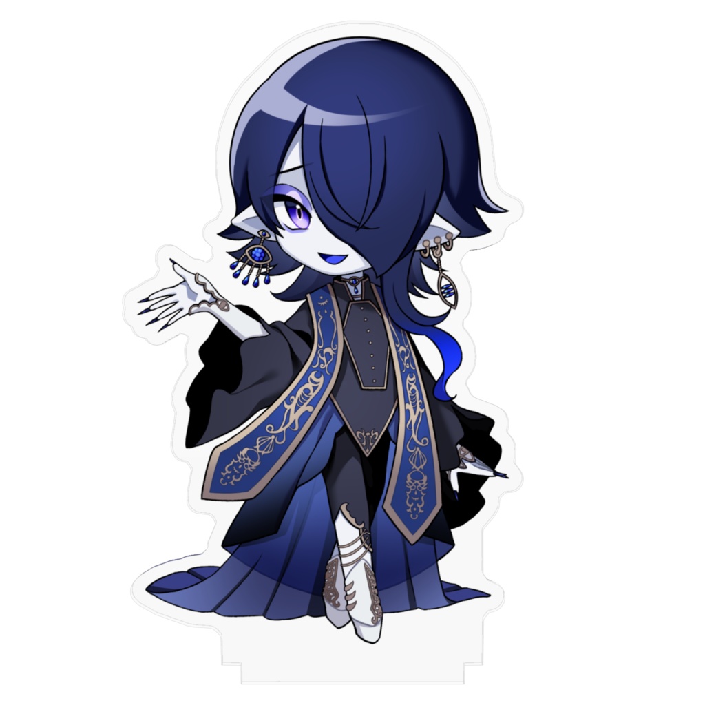 海月夜澪アクリルフィギュア(通常・黒顔Ver)