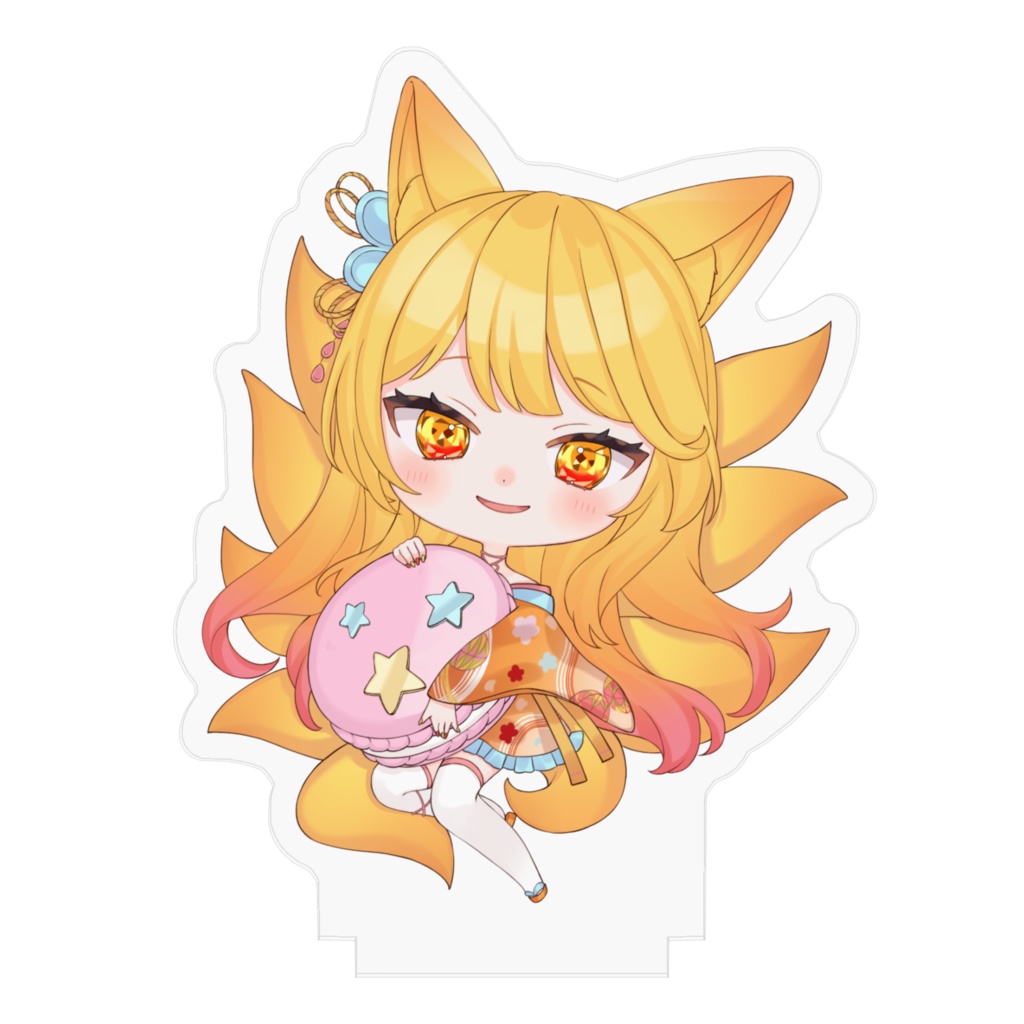 夜音まかろ SD振袖衣装マカロンverアクリルフィギュア