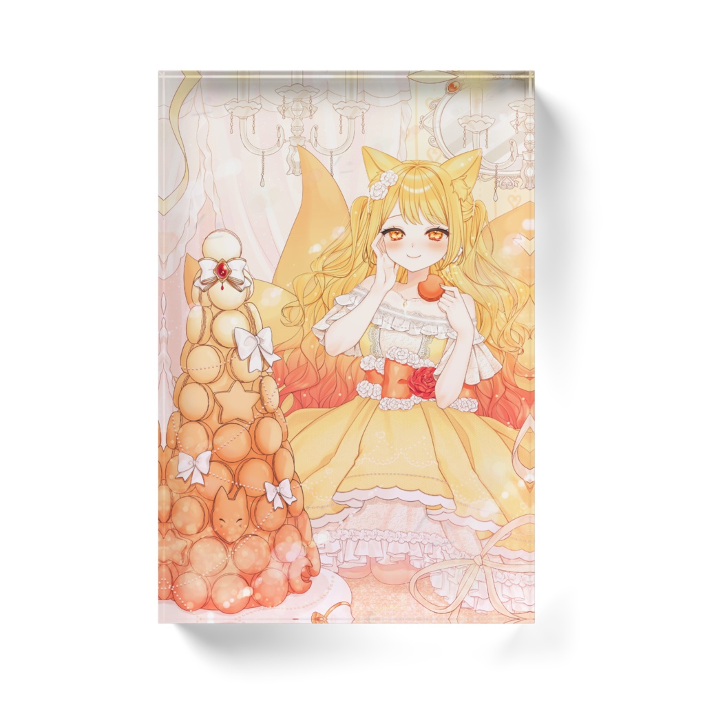 夜音まかろ 誕生日記念アクリルブロック