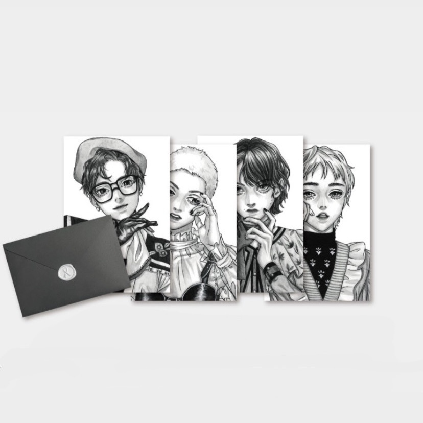 『face』Illustcard  set