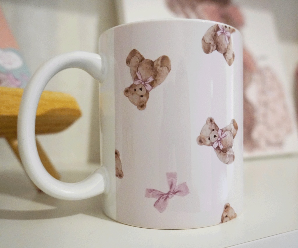 pink bear マグカップ