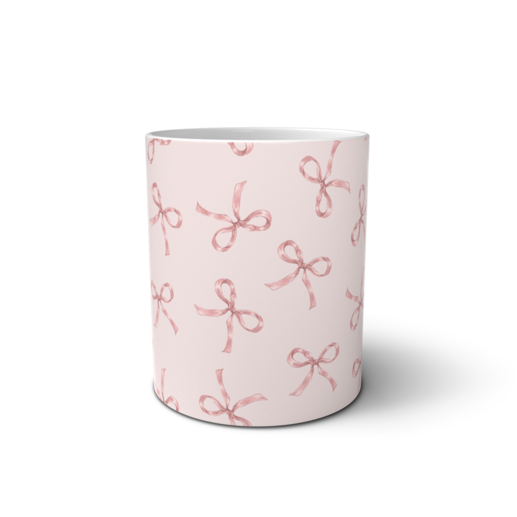 Dainty bowマグカップ pink