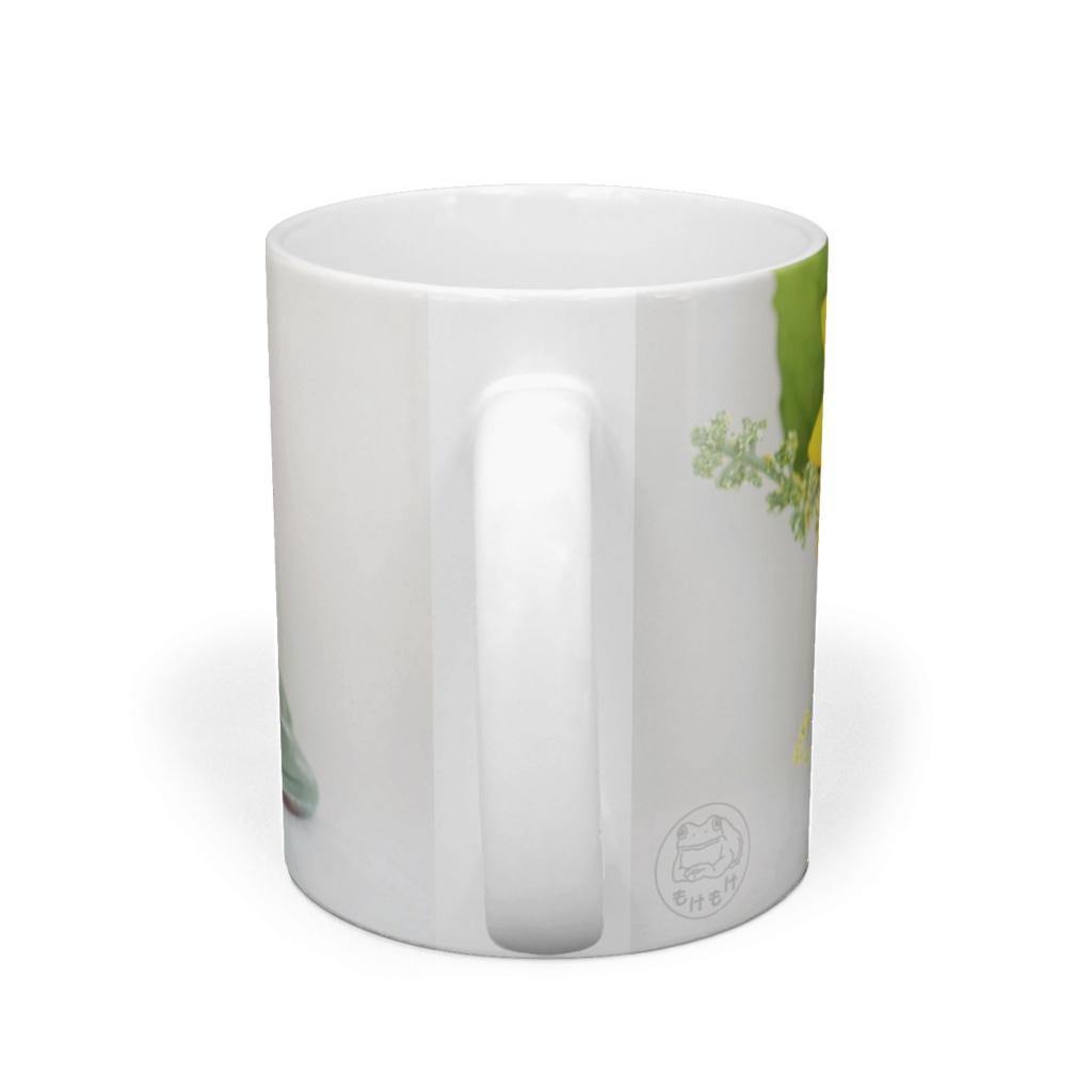 カエルとひまわりのマグカップ