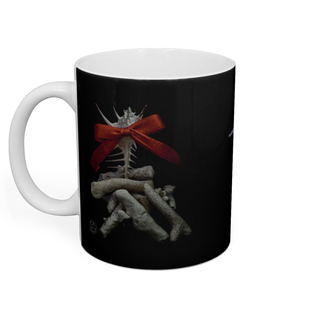 ヤモリとサンゴのマグカップ