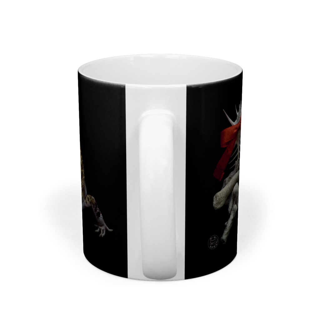 ヤモリとサンゴのマグカップ