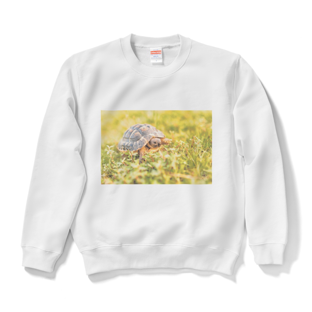 おさんぽリグガメのスウェット（ホワイト）