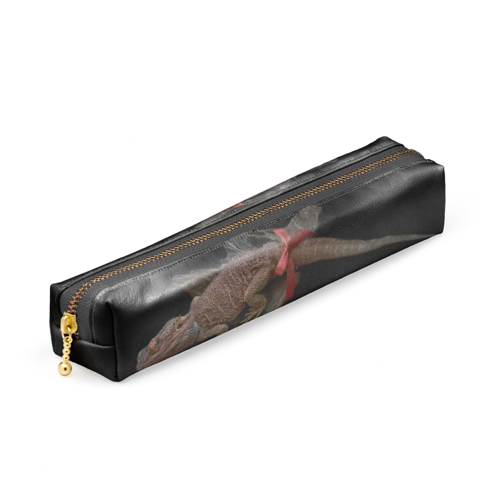 フトアゴヒゲトカゲのペンケース