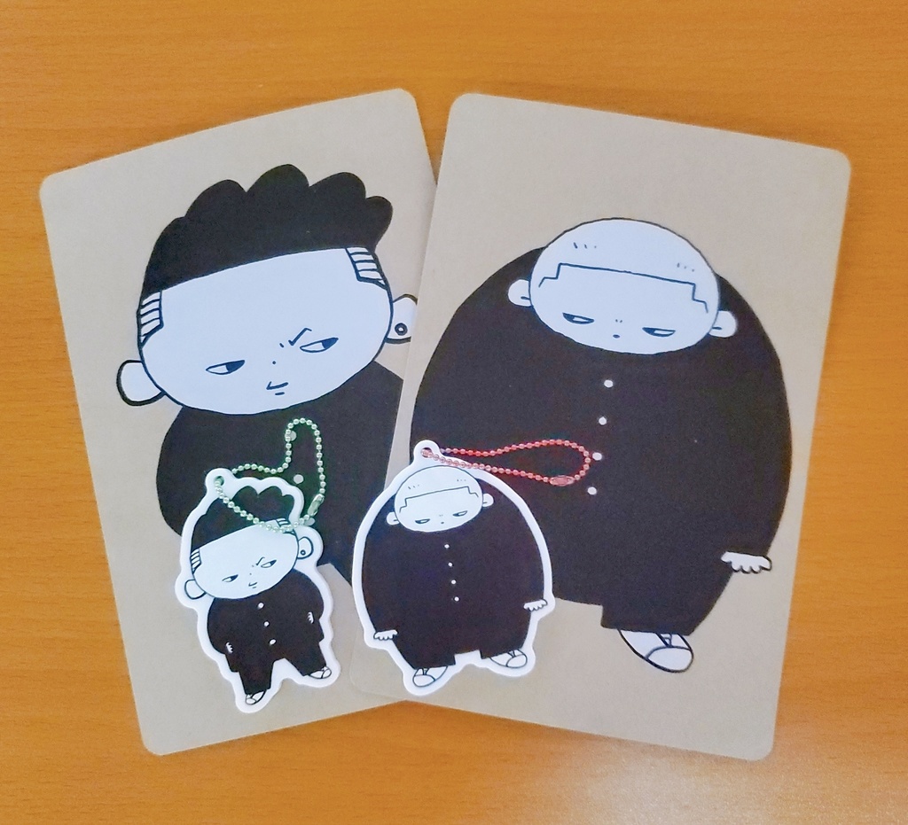 ふぬみつよめアクキーポスカset