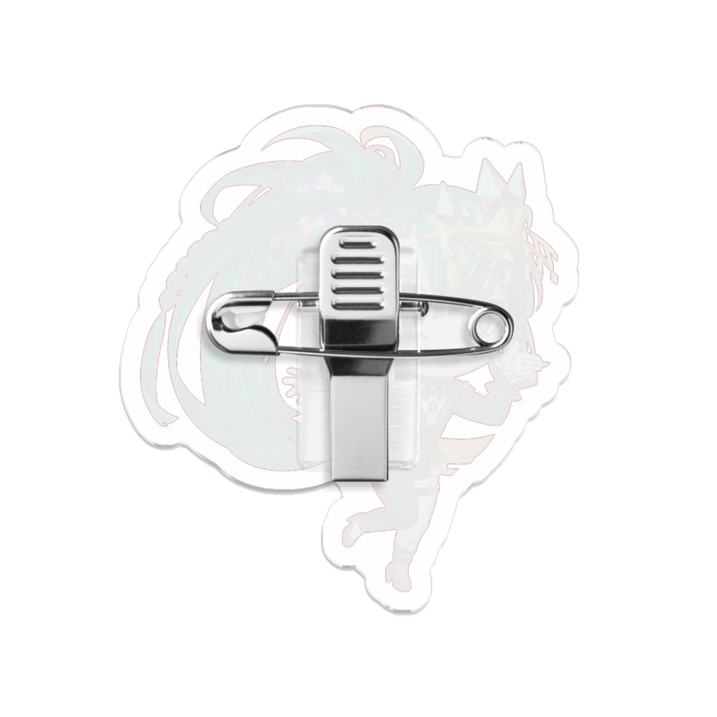 【クラフィ公式】9周年記念グッズ アクリルバッジ(ブラックオパール)