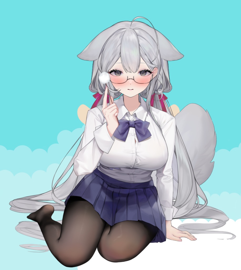 【live2dモデル】Cute puppy professor 📕❤