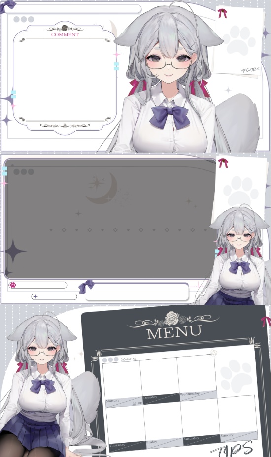 【live2dモデル】Cute puppy professor 📕❤