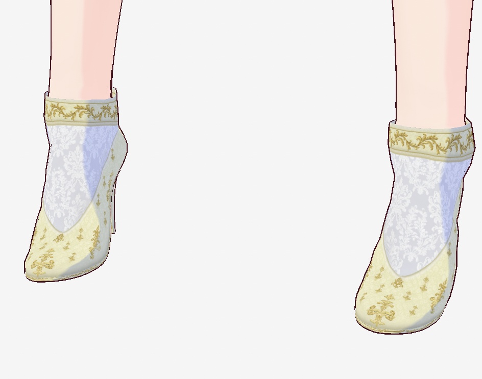 【VRoid / cluster】ノーブル・レースヒール - Bonbonnière -