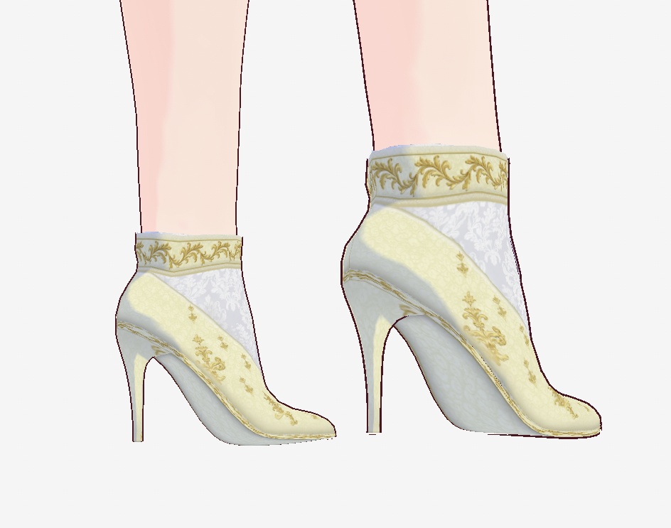 【VRoid / cluster】ノーブル・レースヒール - Bonbonnière -