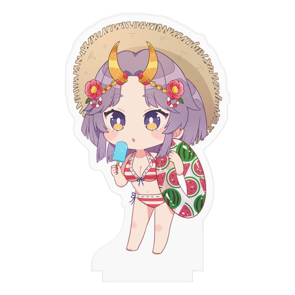 夏ver.ねこ武者 アクリルスタンド