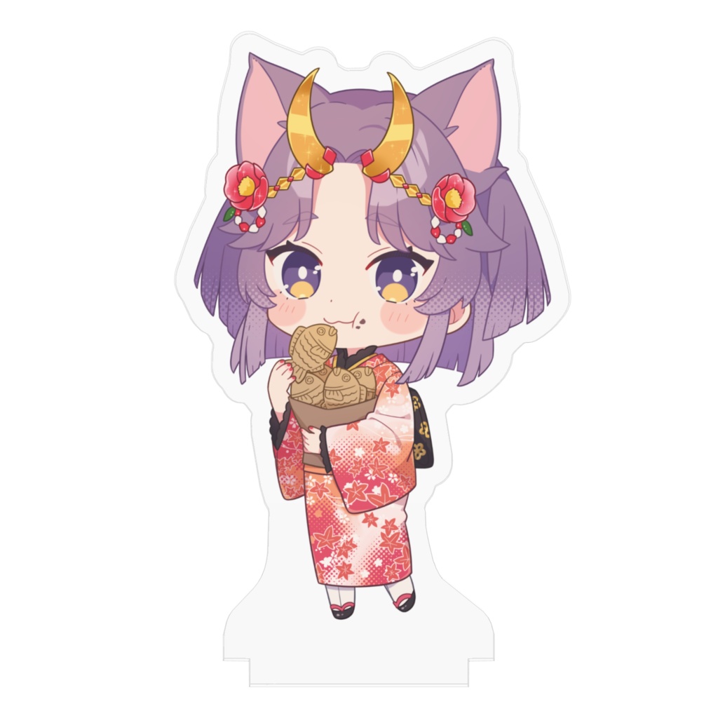 秋ver.ねこ武者 アクリルスタンド