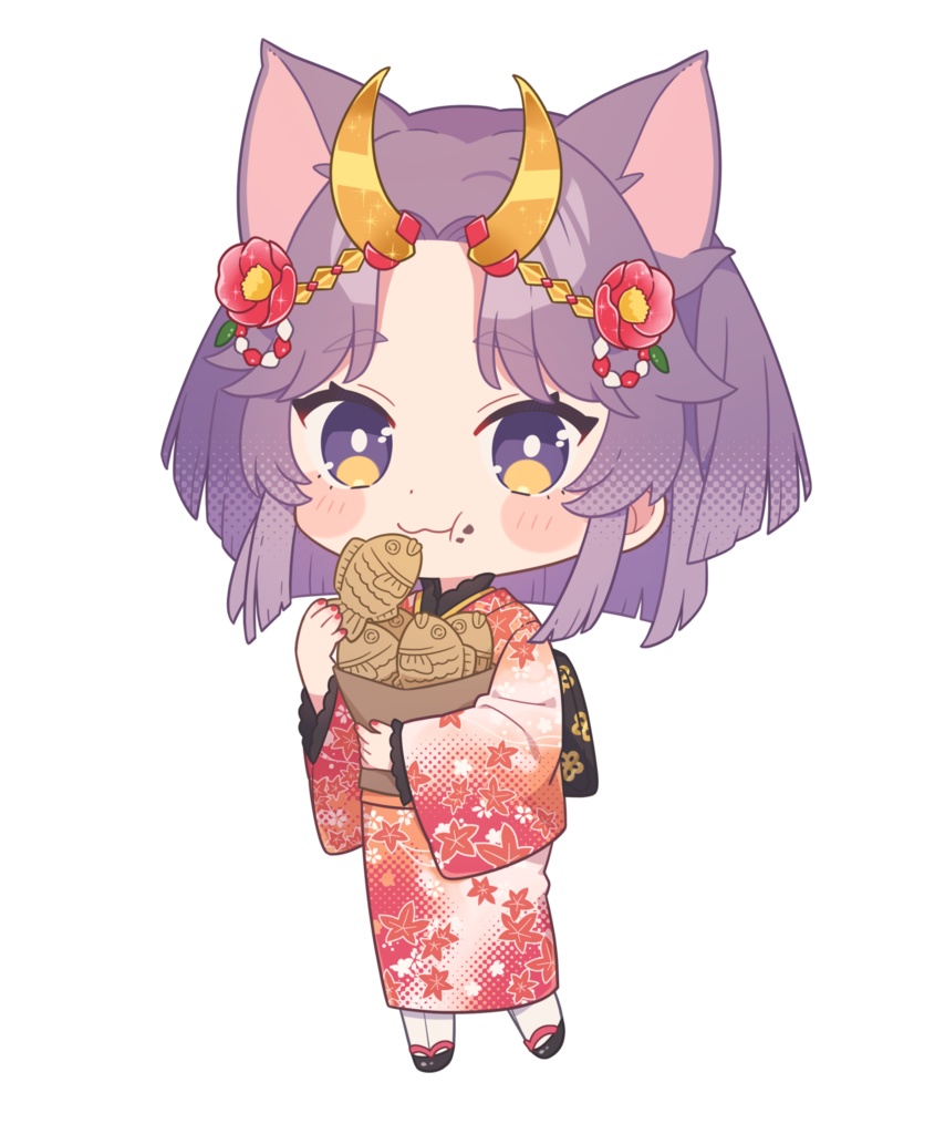 秋ver.ねこ武者 アクリルスタンド