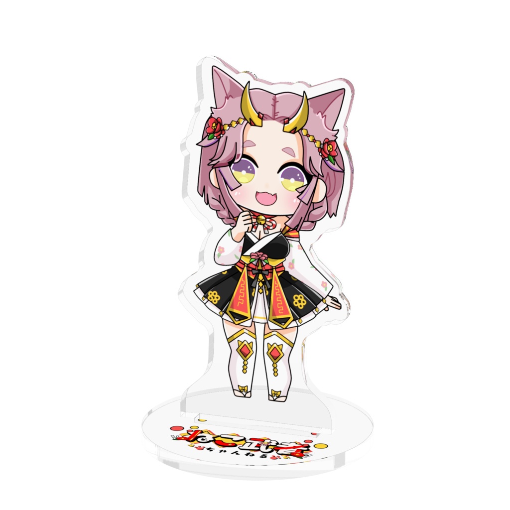おさげver.ねこ武者アクリルスタンド