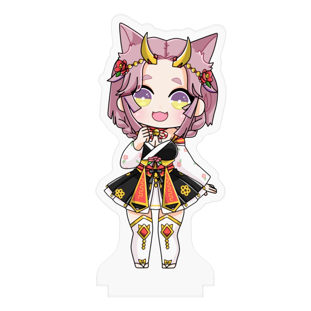 おさげver.ねこ武者アクリルスタンド