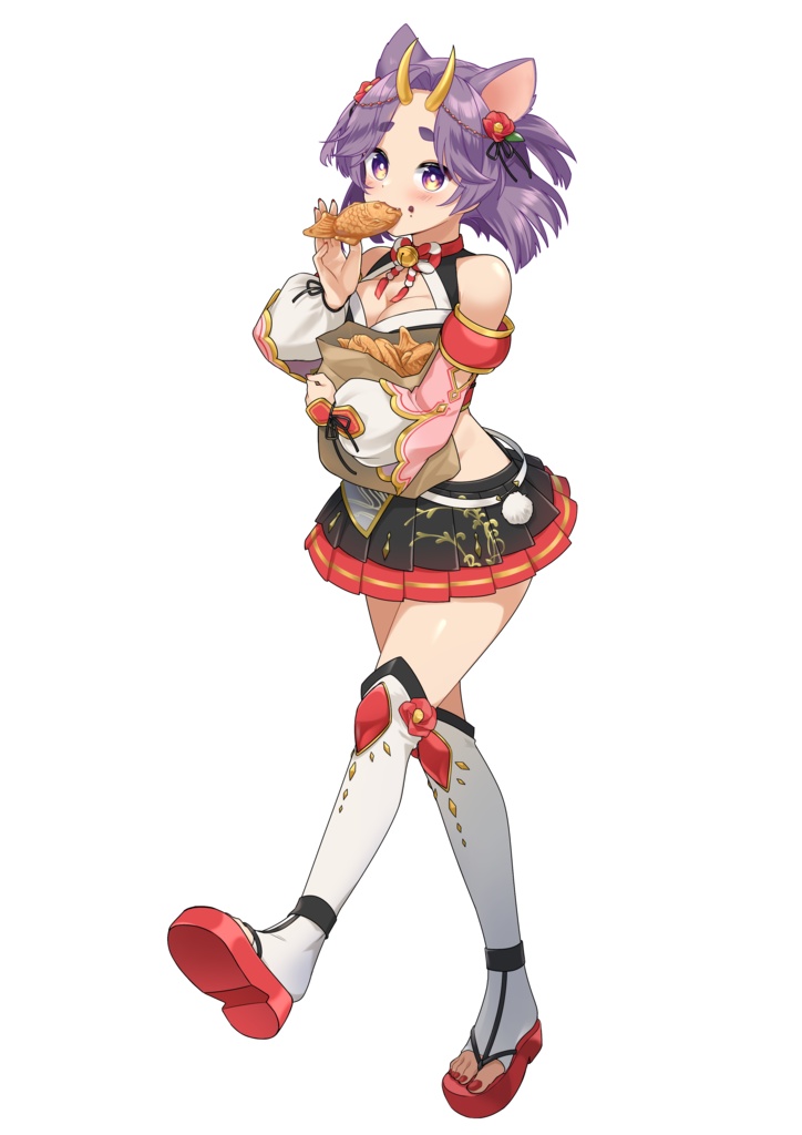 ねこ武者の大きいアクリルスタンド