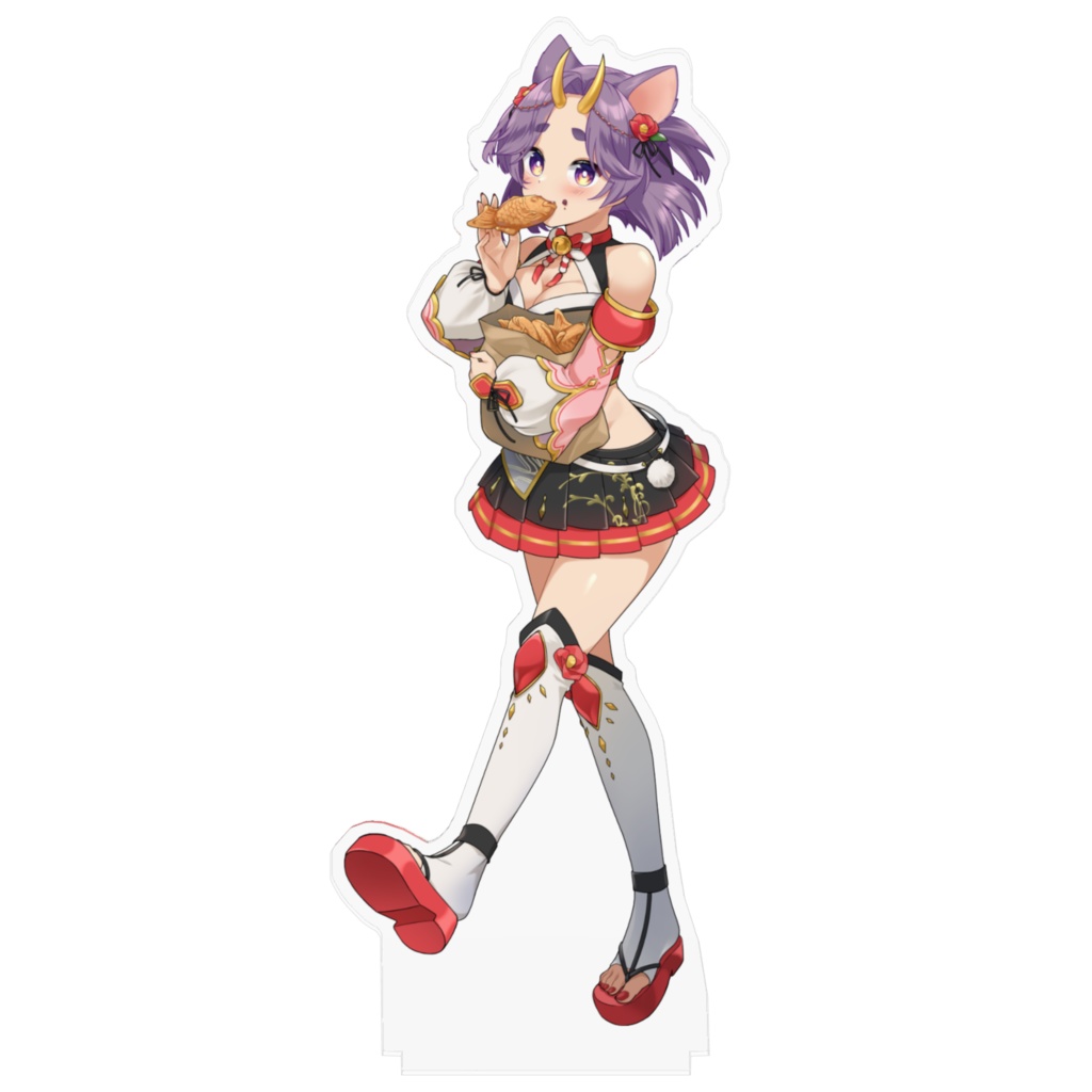 ねこ武者の大きいアクリルスタンド