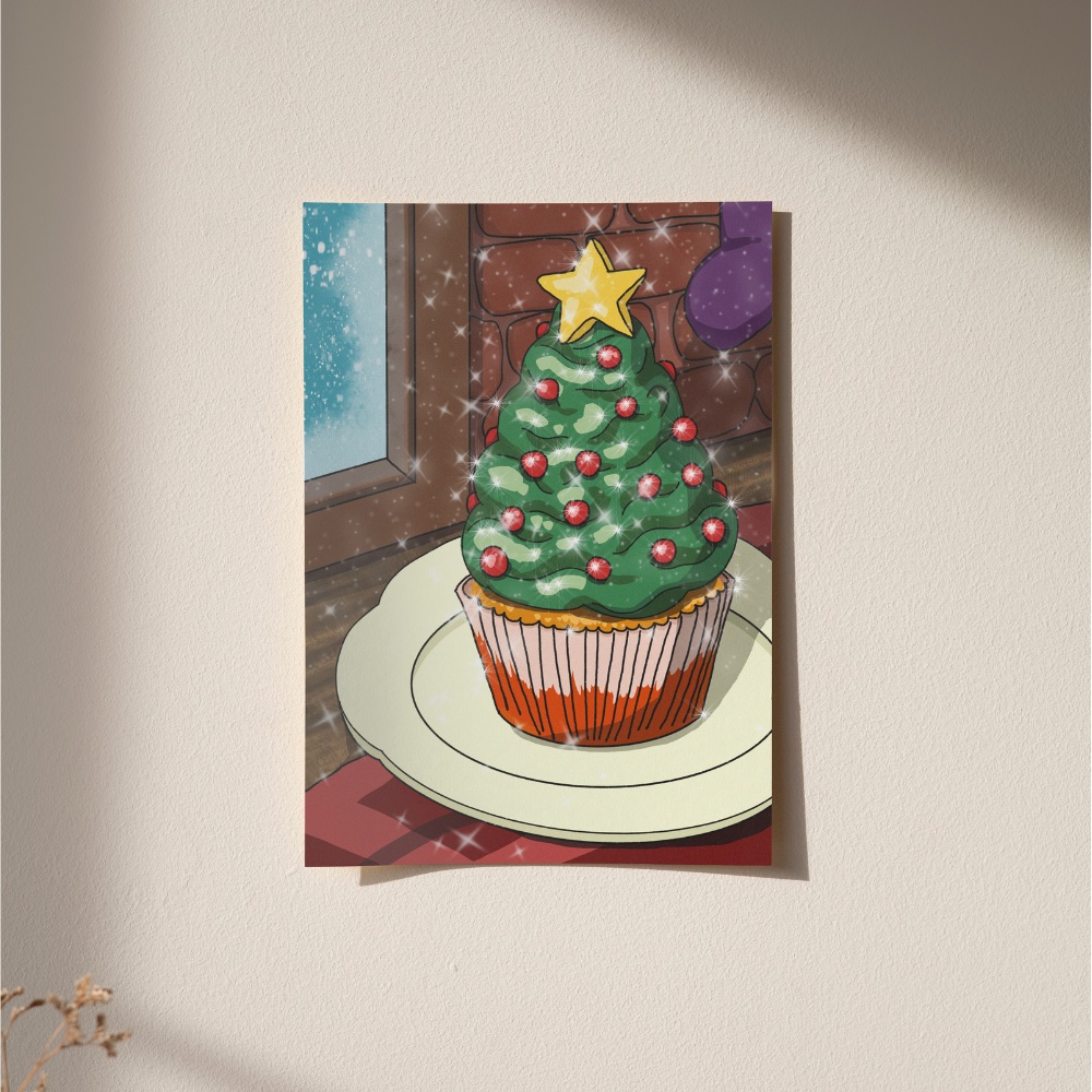✧₊˚☃︎ ツリーカップケーキ ☃︎˚₊✧