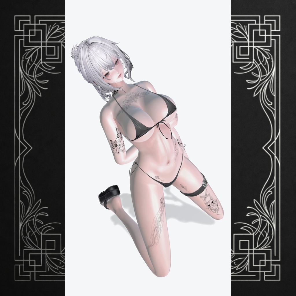 【No.001 - No.012】 Tattoo Design Pack (12 variations)