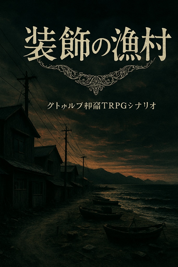 新クトゥルフ神話TRPGキャンペーンシナリオ第二話「装飾の漁村」SPLL:E189154
