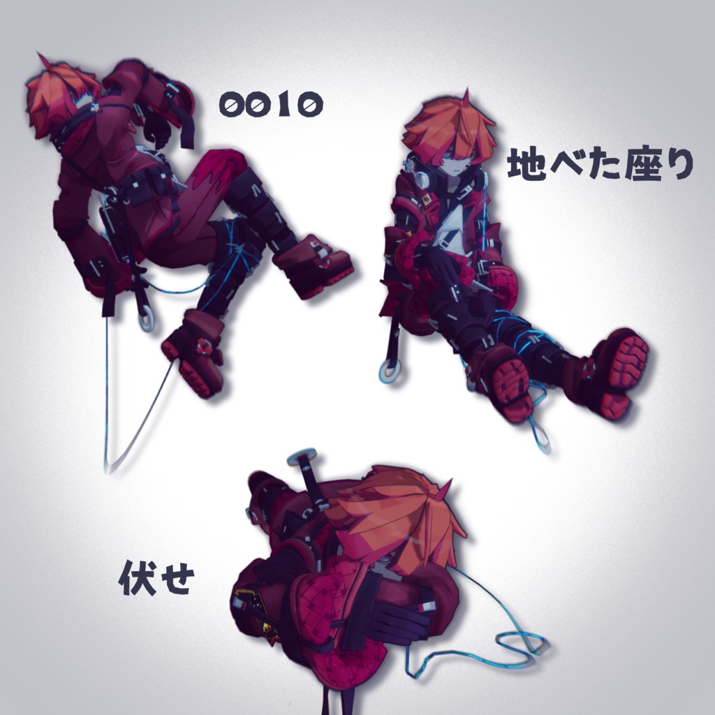 【ラブラドール専用】アクションポーズ+おまけ #CloudzLog