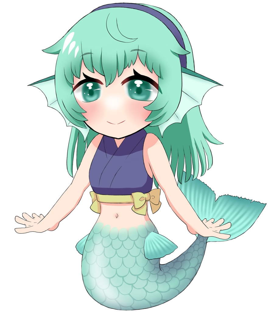 人魚のアコヤ　アクリルキーホルダーA