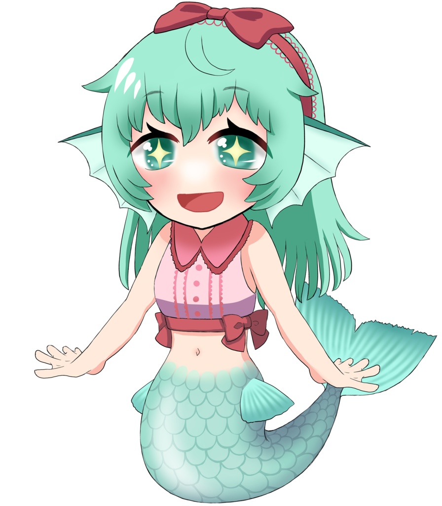人魚のアコヤ　アクリルキーホルダーB