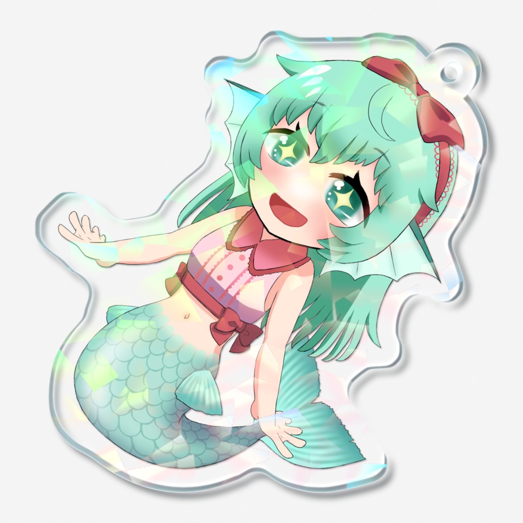 人魚のアコヤ アクリルキーホルダーB