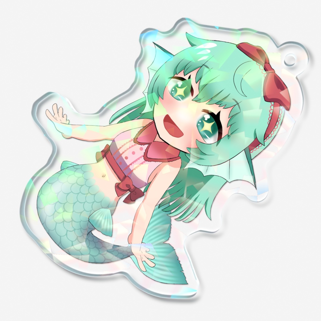 人魚のアコヤ アクリルキーホルダーB