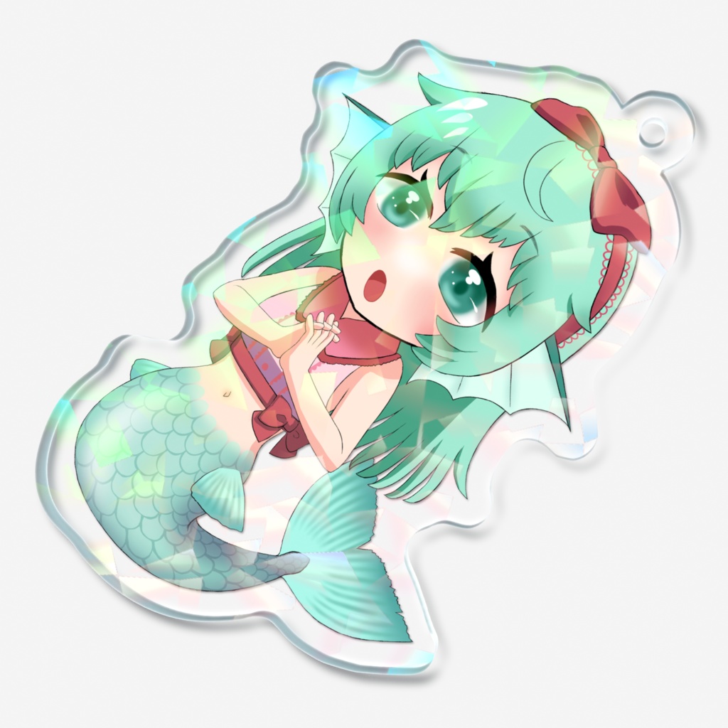 人魚のアコヤ アクリルキーホルダーC