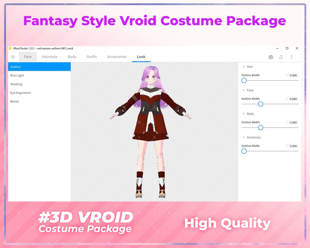 3D VRoid Mystic Fashion Pack Fairytale & Adventure-Themed Outfits | VRoid Fashion, VRoid Outfit, VRoid Gown